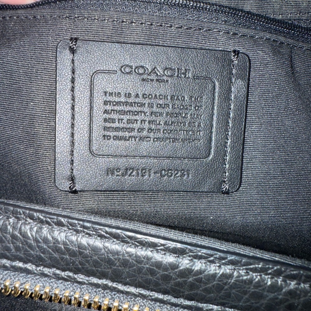 COACH Pebble Leather Kristy Shoulder Bag - Picture 3 of 16